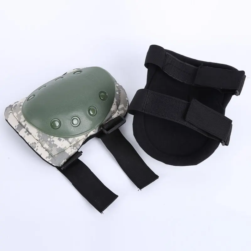Регулируемые Наколенники тактические военные Пейнтбольные налокотники для