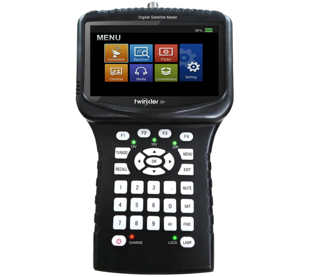 Twinkler SF-620S ручной HD Satfinder DVB S2 анализатор спектра CCCams CCTV камера в AHD TVI CVI Satlink спутниковый искатель метр