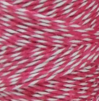 hot pink Низкие! веревка из натурального хлопка 4ply(100 ярдов) 1 шт. тонкие Bakers шпагат цвет веревка для выпечки Аква мята золото хлопковая нить цвет - Цвет: hot pink