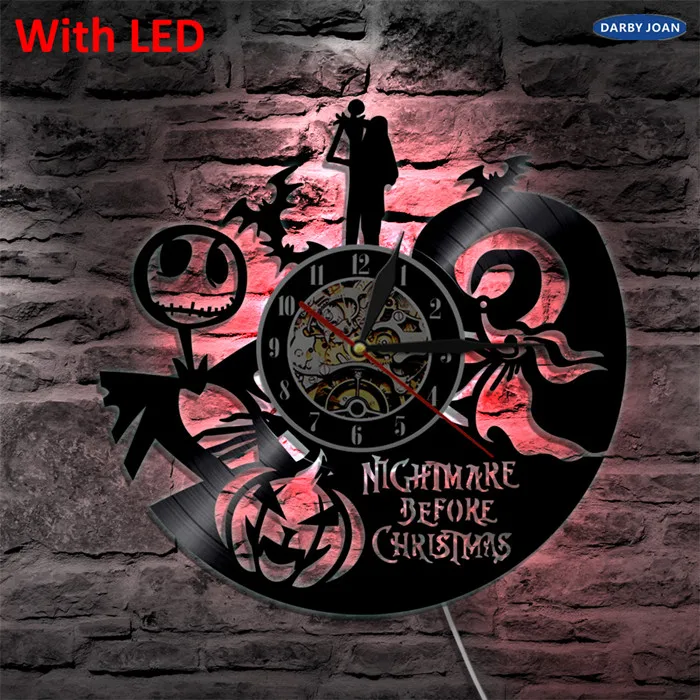 With LED Кошмар перед рождественским искусством декоративная настенная лампа ручной работы Цвет Изменение светодиодный светильник с пультом дистанционного управления уникальный подарок - Цвет: With LED