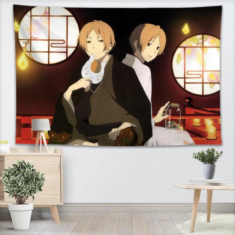 Гобелен Нацумэ Yuujinchou аниме гобелен настенный Лесной покрывало коврик для йоги