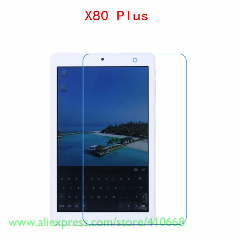 2 шт. пакет прозрачная защитная пленка для Teclast X80 Plus Tablet PC Windows 10 + Android 5 1 8-дюймовый