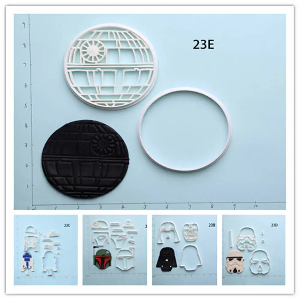 Знаменитый фильм Звездные войны формочка для печенья набор на заказ 3D Печатный