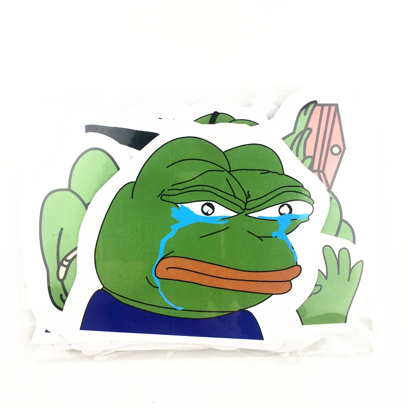 17 шт./лот сумка для ноутбука Sad Pepe the Frog холодильник скейтборд чемодан на колесиках