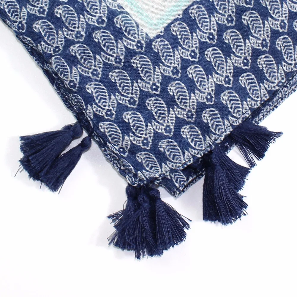 Женский шарф в этническом стиле с принтом виде слона мандалы|floral scarf|printed shawlboho