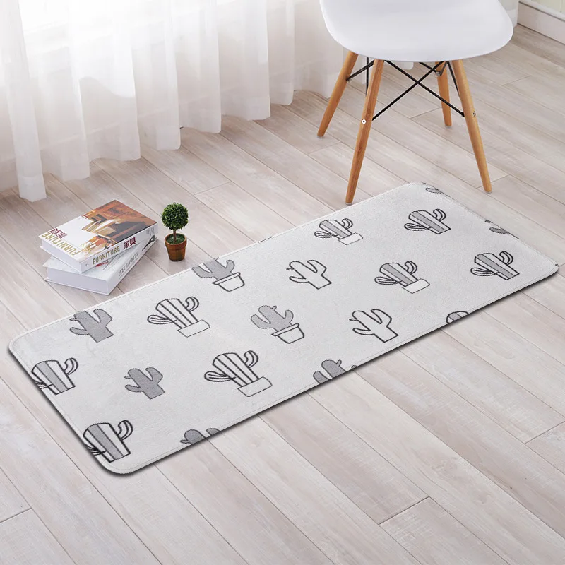 Простой корейский кухонный коврик 50x120 см домашний декор для входной двери