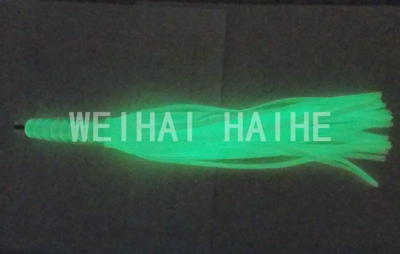 Приманка с головой из смолы зеленая машинная блесна 12 дюймов для морского