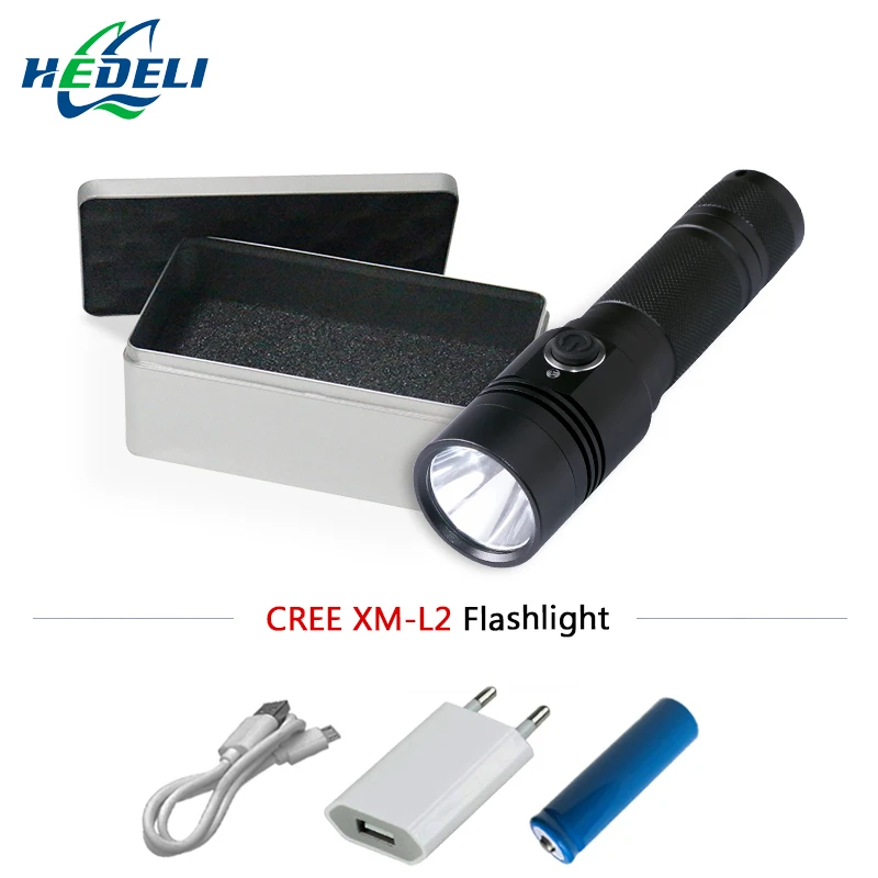 Xm l2 кемпинг мини usb светодио дный фонарик cree xml t6 18650 Перезаряжаемые