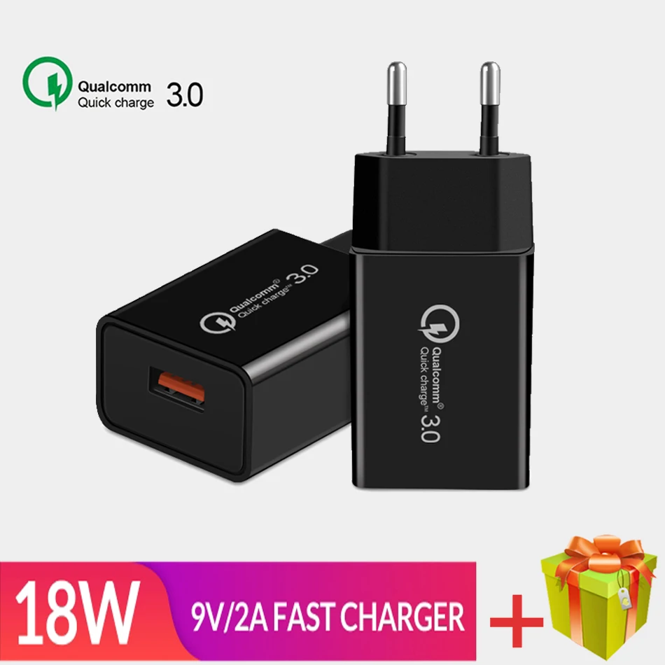 Универсальное USB быстрое зарядное устройство для мобильного телефона 3 0 Для Huawei