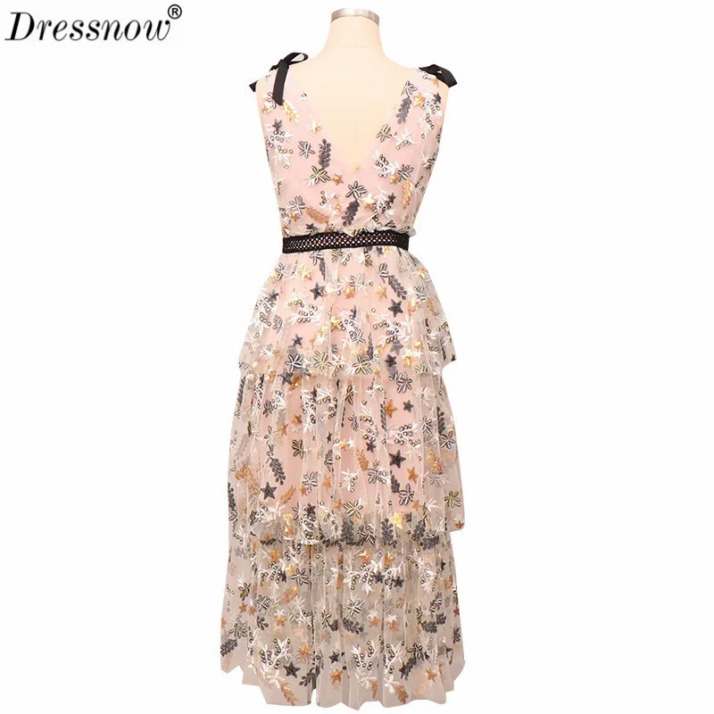 Dressnow высококачественное женское сексуальное платье с v образным вырезом на