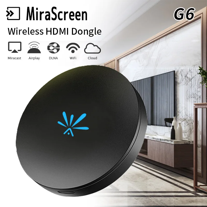 Mirascreen G6 2 4 г/5G tv Dongle HDMI 1080 P miracast AirPlay Dlna Wi Fi беспроводной дисплей Mirroring для HD ТВ