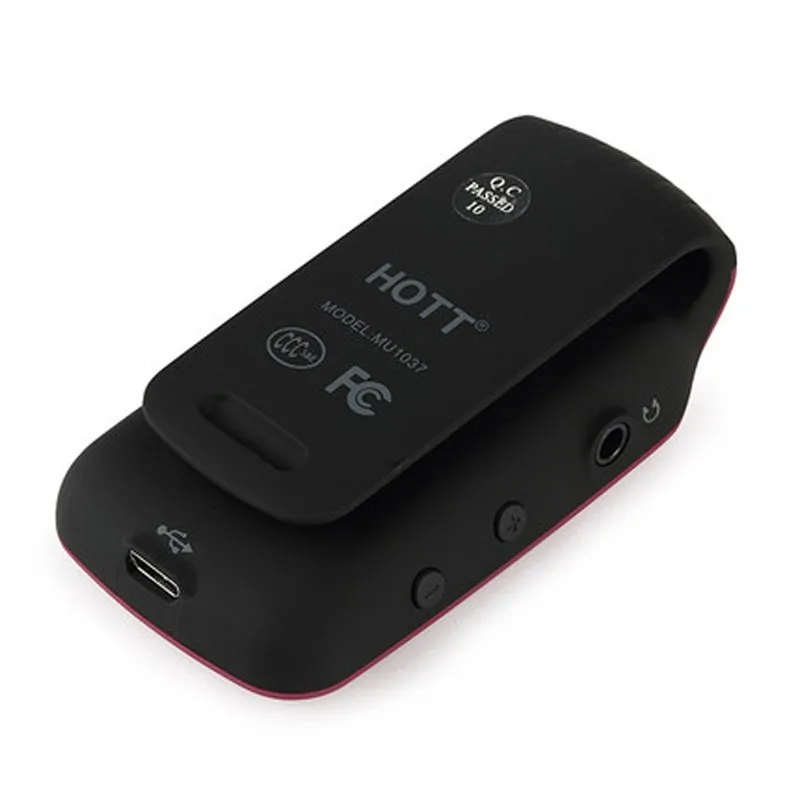 Мини Clip Sport Bluetooth MP3 плеер 8 ГБ HOTT mu1037 шагомер fm Радио Поддержка TF слот для карты