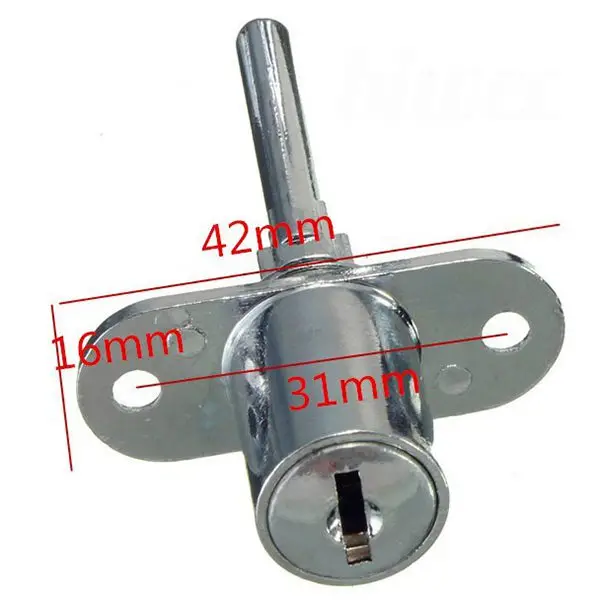Zinc Alloy Computer Desk Cabinet Mailbox Drawer Cupboard Locker Cam Lock with Keys Silver | Обустройство дома