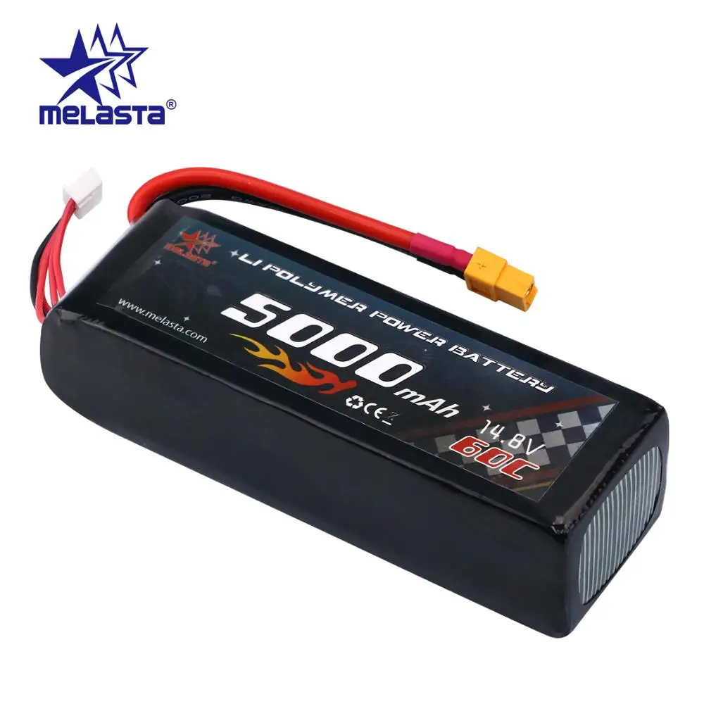 Melasta 14 8 V 5000mAh 60C 4S Lipo RC батареи Литий ионные с разъём для XT60 батарей