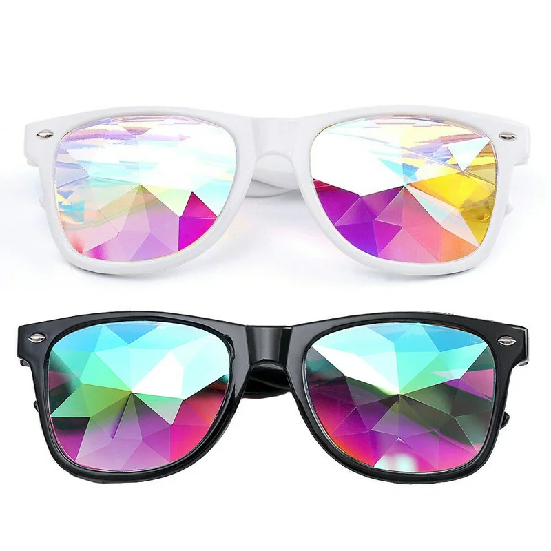20 шт. оптовая продажа PC Ultimate Калейдоскоп очки Радуга EDM Rave Light Diffraction фестивальные