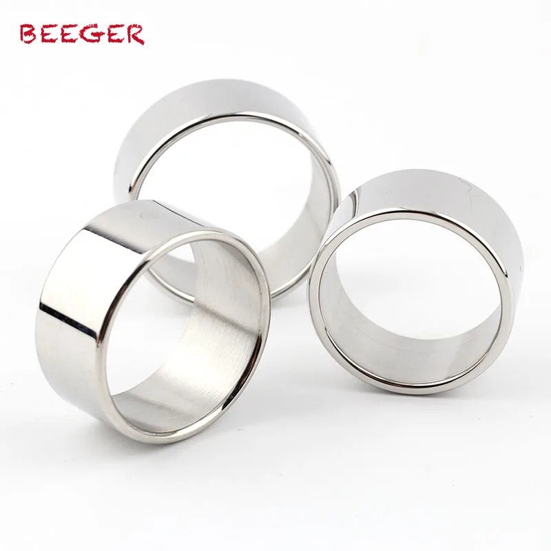 Кольцо на пенис BEEGER из нержавеющей стали диаметр 26/28/30 мм толщина 2 | Красота и