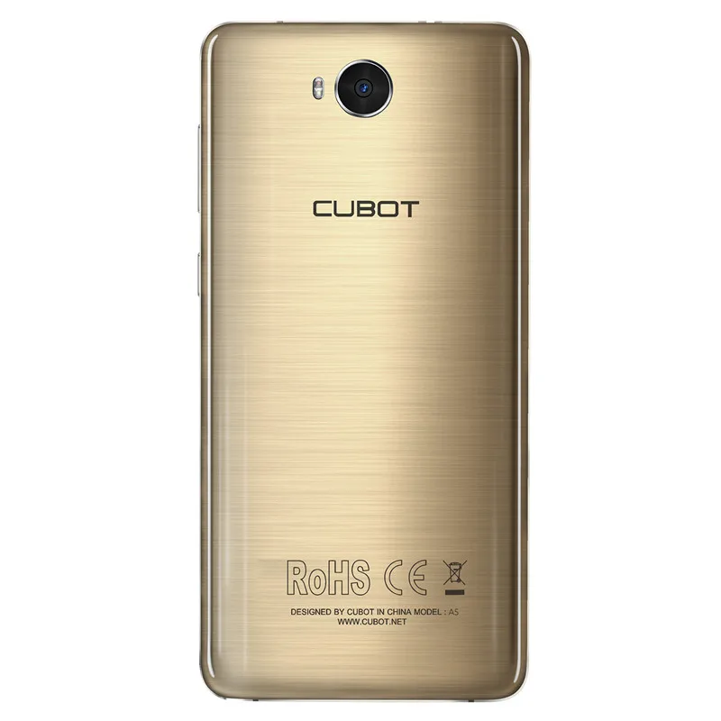 Оригинал Cubot A5 Android 8 0 мобильный телефон MT6753 Восьмиядерный 5 дюймов FHD сотовый 3 ГБ
