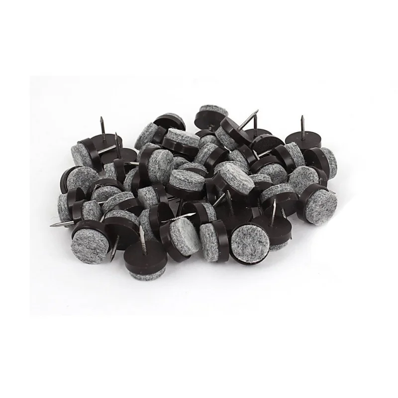 50 шт мебель стол пол Войлок накладки для скольжения ногтей протекторы 17 мм |