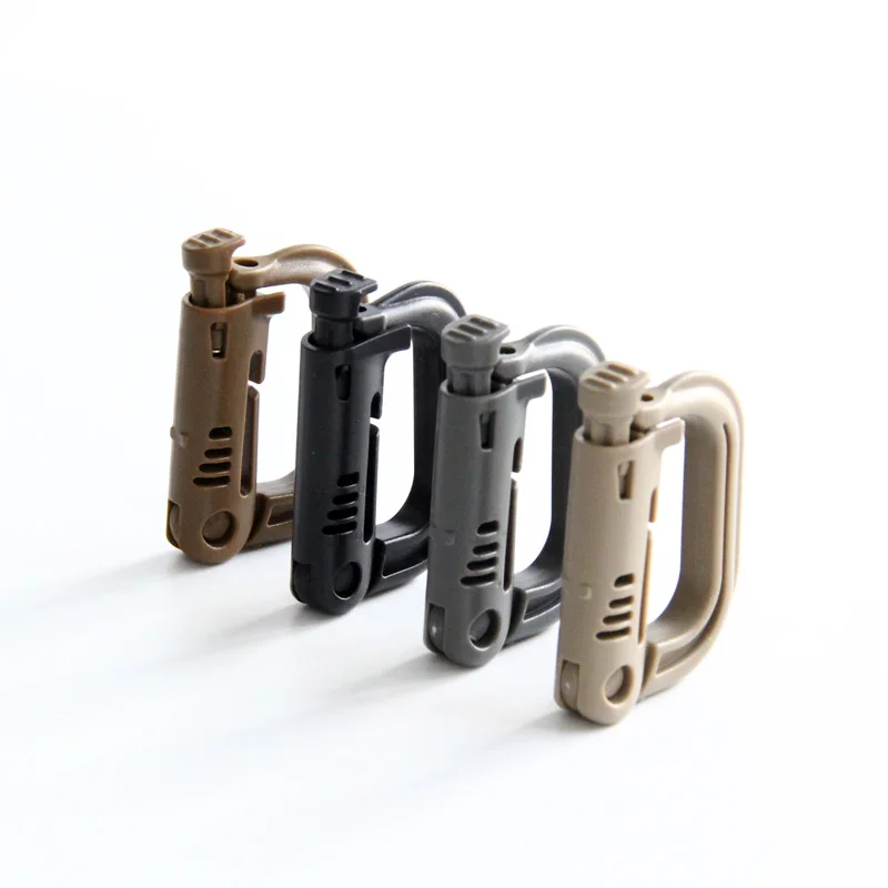 2 шт./лот военный карабин с D-образным кольцом для жилета рюкзака застежка наборы