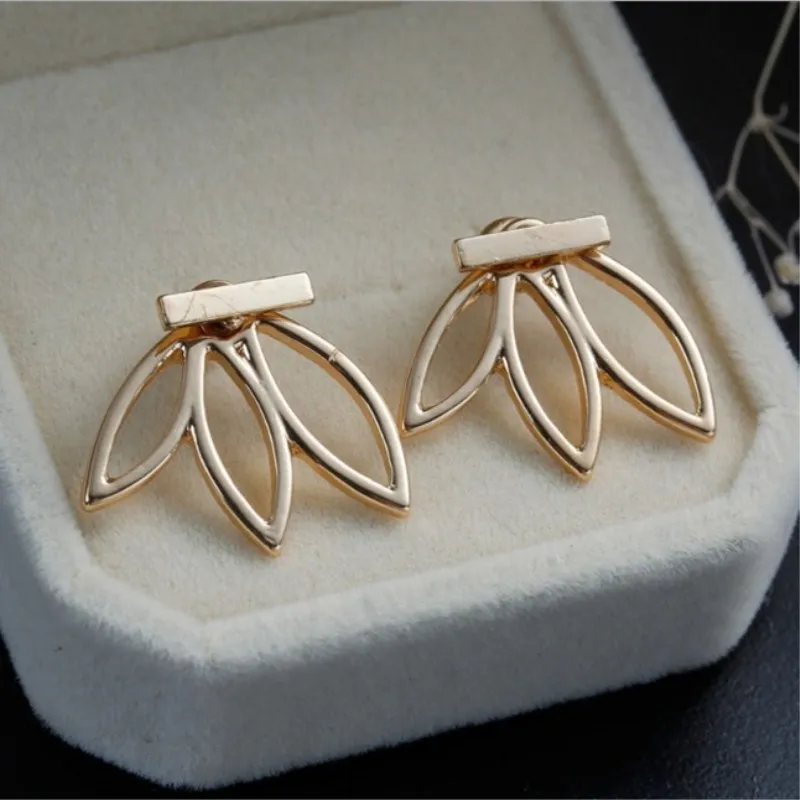 1 подарочные серьги для девочек повседневные Простые металлические трилобиты