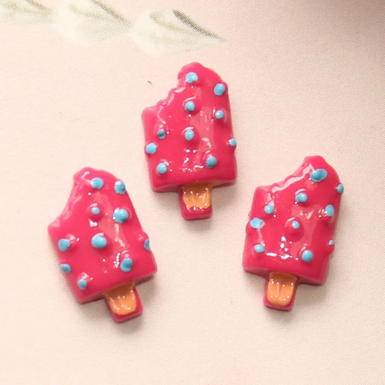 Кабошон для мороженого розовый 100 шт./лот 10 мм | Украшения и аксессуары