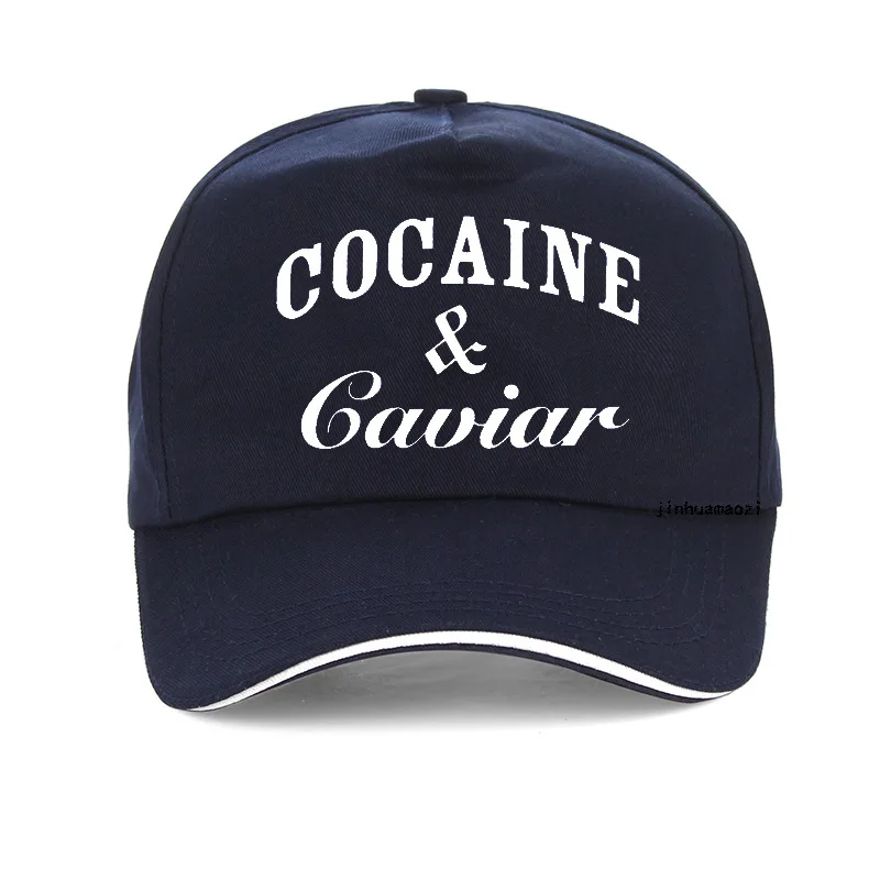 Бренд Cocaines& Caviar, хип-хоп шапка для мужчин и женщин, бейсболки унисекс, бейсболки, однотонные хлопковые кепки - Цвет: Тёмно-синий