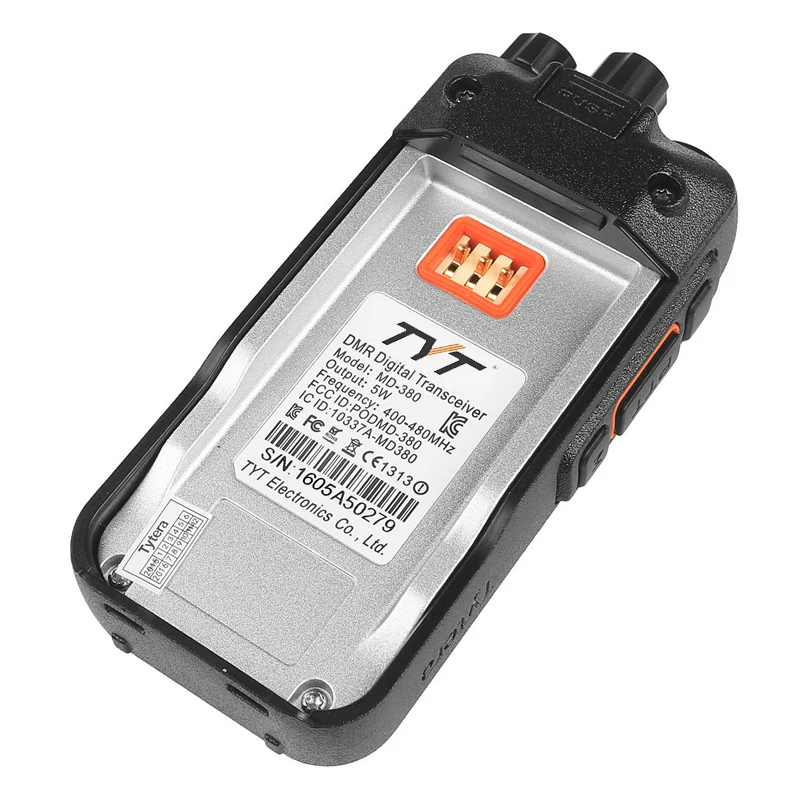Горячая продажа оригинальный TYT DMR Цифровой Walkie Talkie MD-380 UHF 400-480MHZ цифровой