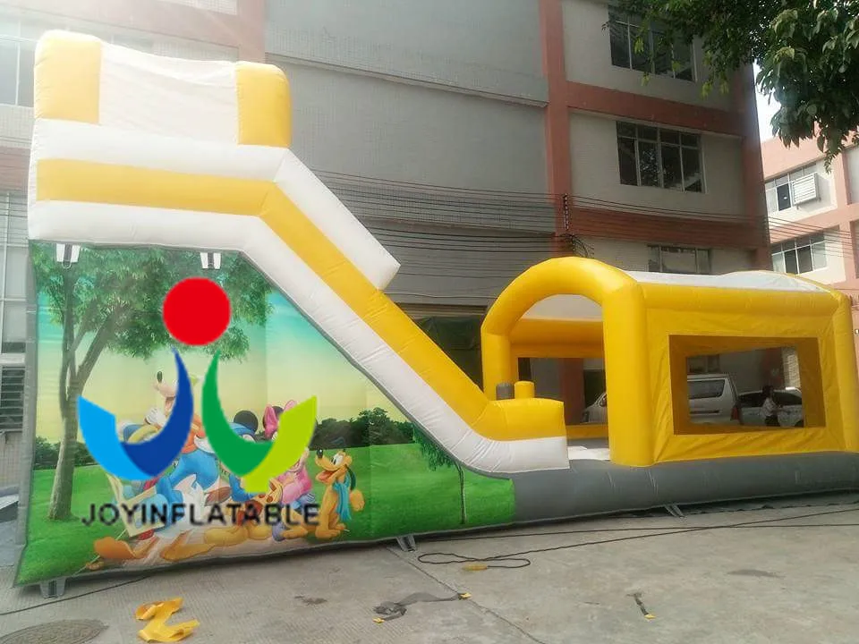 Надувная Детская горка с комбинированным батутом игровая площадка и прыгающий