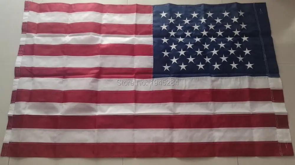 Вышитый американский флаг Американский национальный США Новый 3x5ft 150x90 см