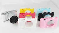 nice soft silicone rubber camera protective body cover case skin camera bag strap for fujifilm fuji x m1 x a1 x a2 xm1 xa1 xa2