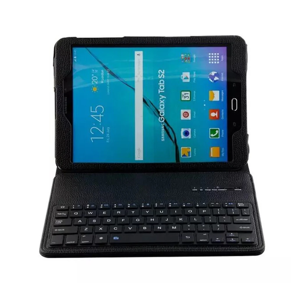 Для Samsung Galaxy Tab S3 9,7 T820 T825 T550 T555 T810 T810 Беспроводной bluetooth-клавиатура случае Tablet Флип кожаный чехол подставка+ ручка
