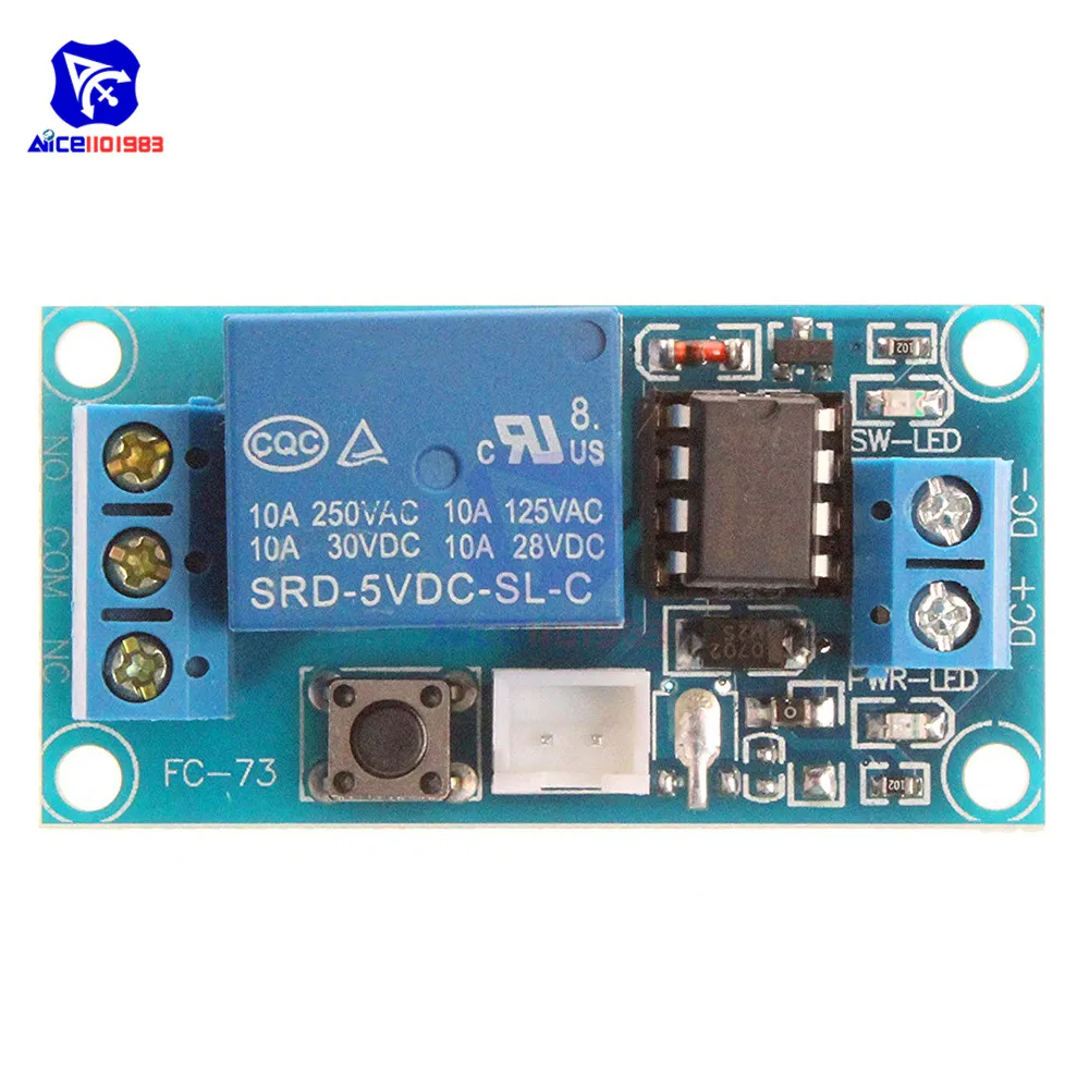 1 канальный модуль реле фиксации с сенсорным переключателем MCU для Arduino