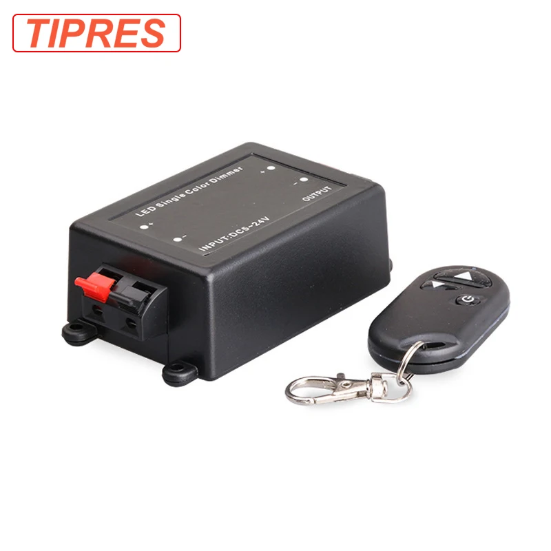 DC12-24V 8A 20A 30A 3Key/11Key светодиодный одноцветный светодиодный диммер с радиочастотным беспроводным пультом дистанционного управления для одноцветной светодиодной ленты