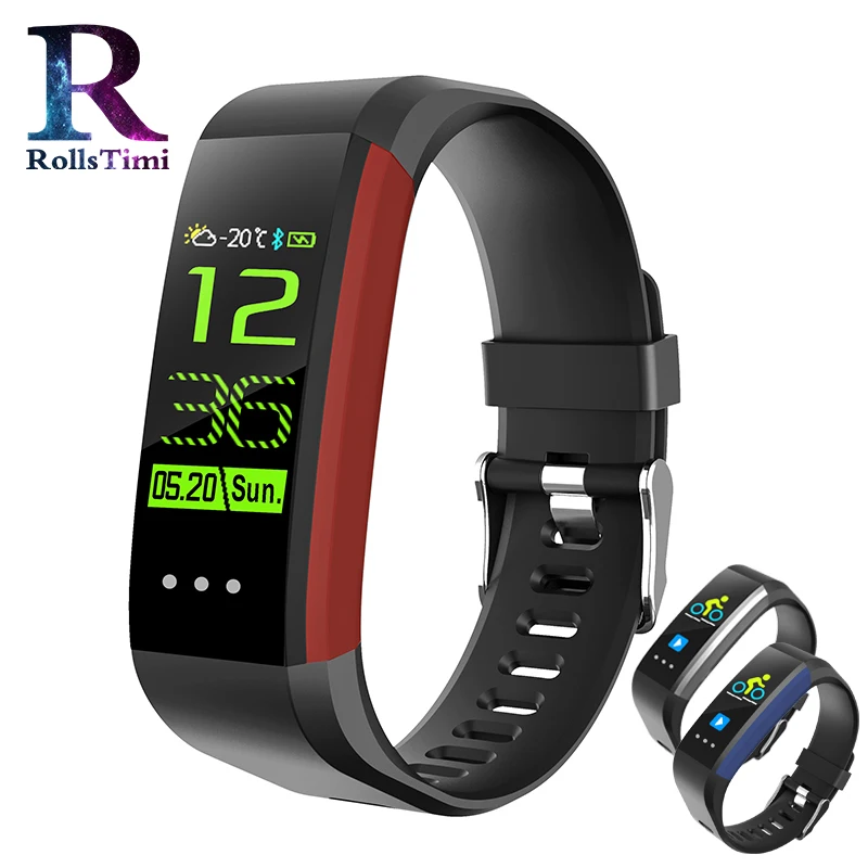 RollsTimi умный Браслет Bluetooth спортивный смарт фитнес трекер монитор сердечного