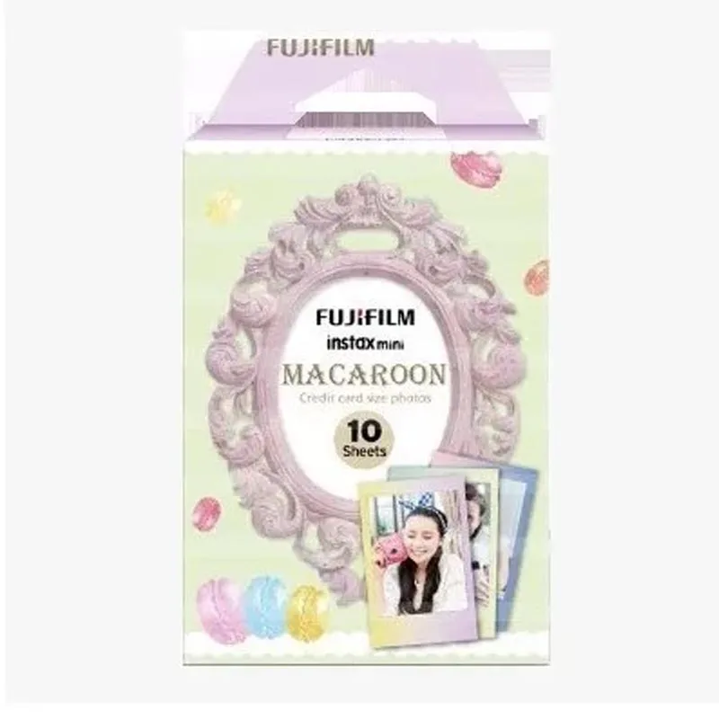 100% оригинал 10 шт. Fujifilm Fuji Instax Mini Instant Macaron пленка для 7 7s 8 20 25 50s 50i SP1 DW 90 камера