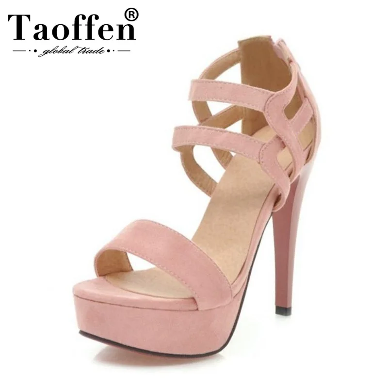 Женские праздничные сандалии-гладиаторы TAOFFEN вечерние свадебные Клубные
