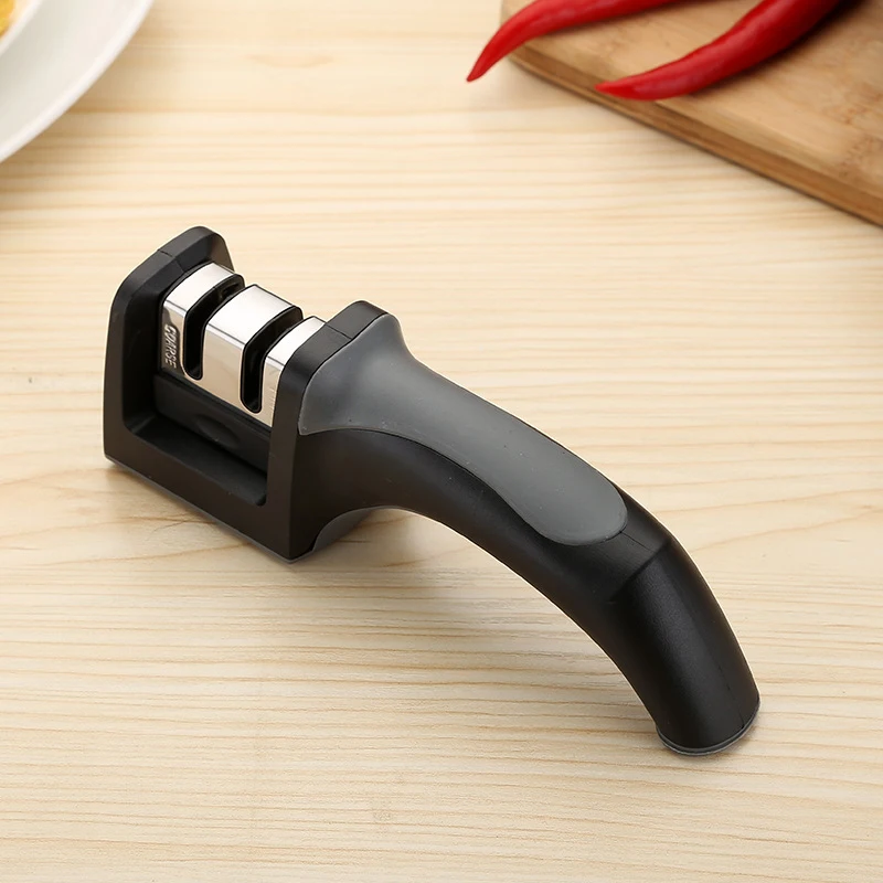 Кухонный нож точилка два этапа Алмазный каменная керамика шлифовальный