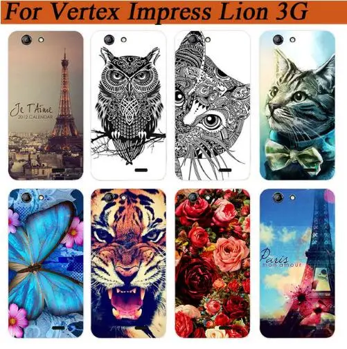 Чехол для Vertex Impress Lion 3g 3D DIY мультяшный Дизайн чехол защитный | Мобильные телефоны