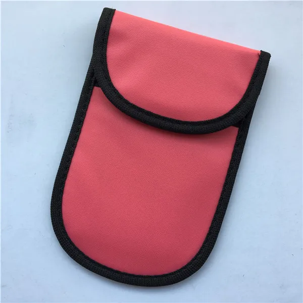 Pink ZD0098 BISI GORO, 4 цвета, ПУ, автомобильная посылка для ключей, RFID, защита сигнала, посылка, сумка для ключей, новинка, чехол с защитой от магнитных карт, кошелек, чехол - Цвет: Pink ZD0098
