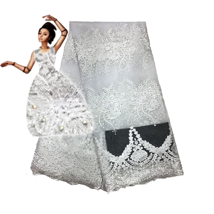 2017 High Quality gold color beautiful African French Net Lace Fabric Tulle Mesh For Party Fc1701 | Дом и сад
