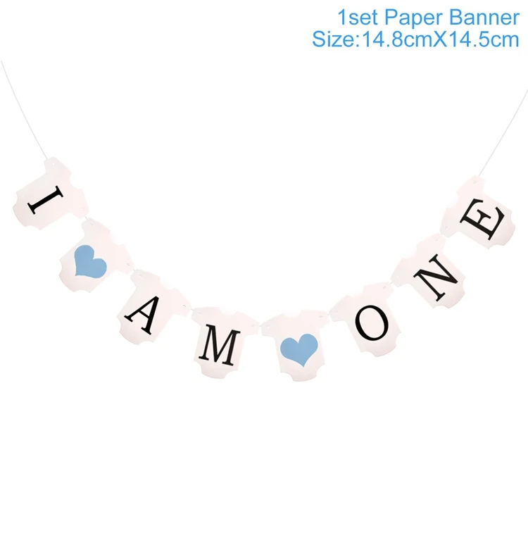 blue one banner QIFU 12 месяцы фоторамка баннер Baby Shower, с надписью "Bride To Be" Diy Фотоальбом флаги и баннеры Пол раскрыть подарок аксессуары для фотостудии - Цвет: blue one banner