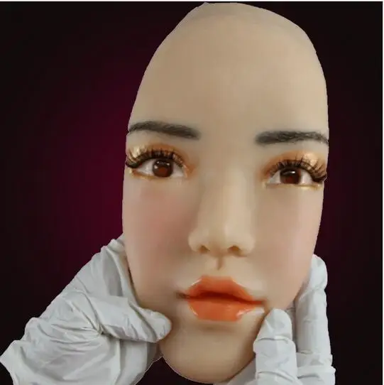 Высококачественная Реалистичная силиконовая маска 100% для женщин лица людей