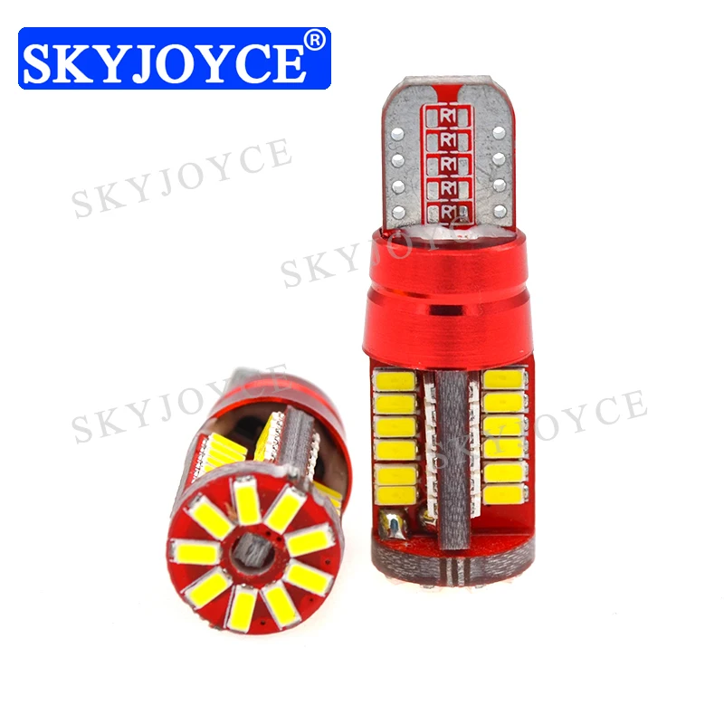 SKYJOYCE 2 шт. T10 57 SMD 3014 LED Canbus безошисветильник без ошибок 194 фонарь Светодиодная лампа