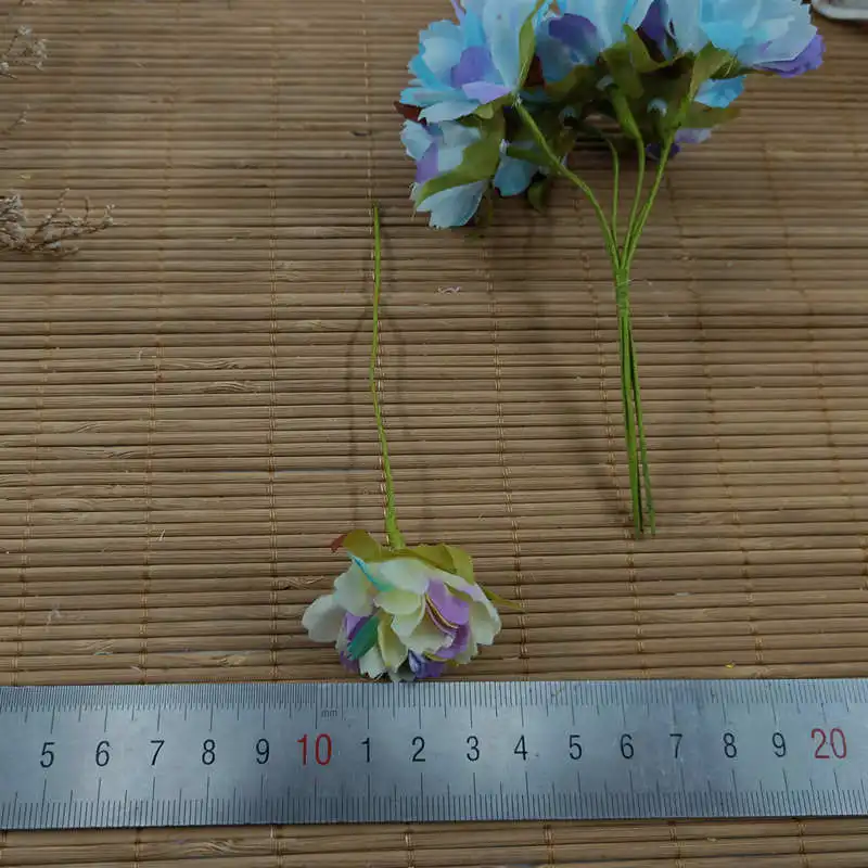 O envio gratuito DE 6 unids margarida flores artificiais seda buque para casamento banquete decoracao diy acessor | Дом и сад