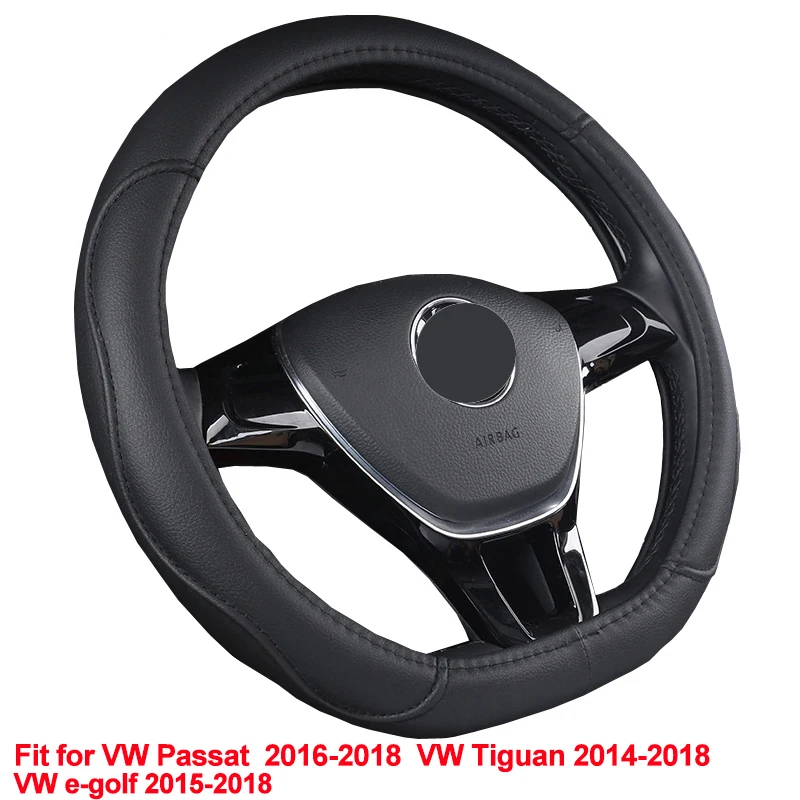 Распродажа чехол рулевого колеса автомобиля D форма для Volkswagen VW e golf 2015 2017 2018 Passat