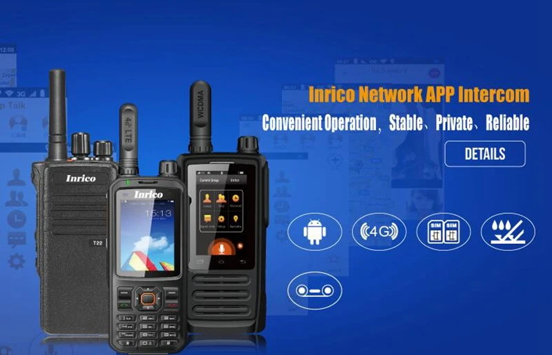 Сетевая рация Zello с глобальной SIM картой WCDMA GSM EU US версия + Bluetooth PTT micphone|Рации| |