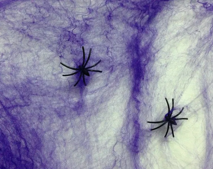 10 шт./лот Новинка Мини Эластичный паутина Паук Паутина реквизит для Хэллоуина