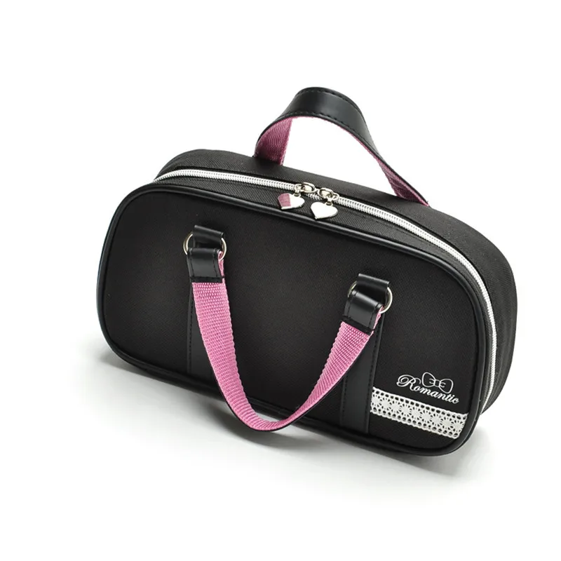 Модная черная косметичка Сумка для хранения путешествий водонепроницаемая