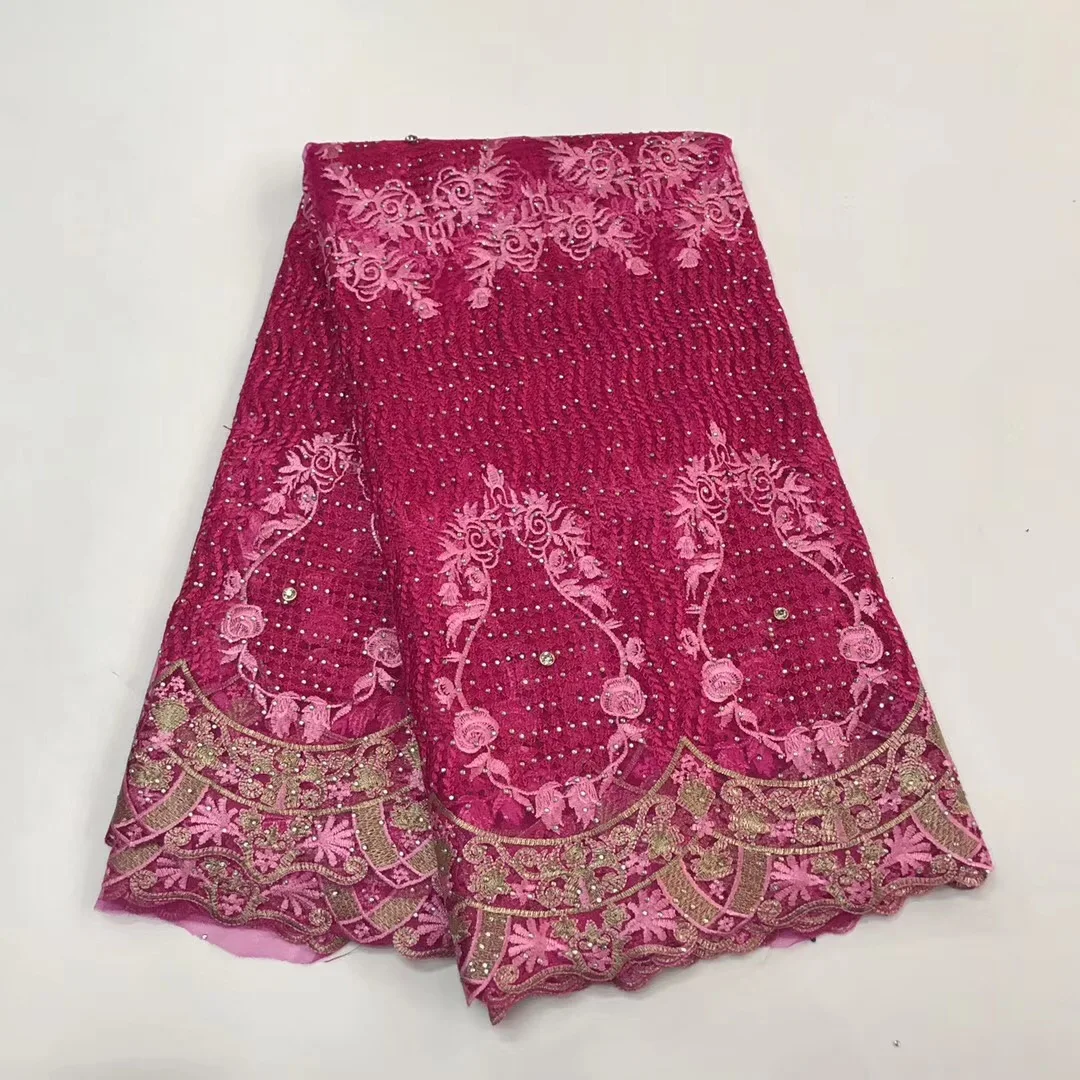 Золотая паёная индийская кружевная ткань 2018 белая нигерийская сетка фоль шифон гипюре африканские вечерние платья с пайетками.