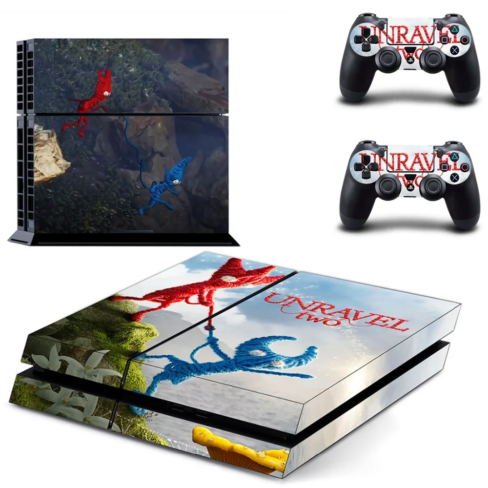 Игровая станция 4 наклейка для PS4 разворачивает две наклейки Для приставка Сони